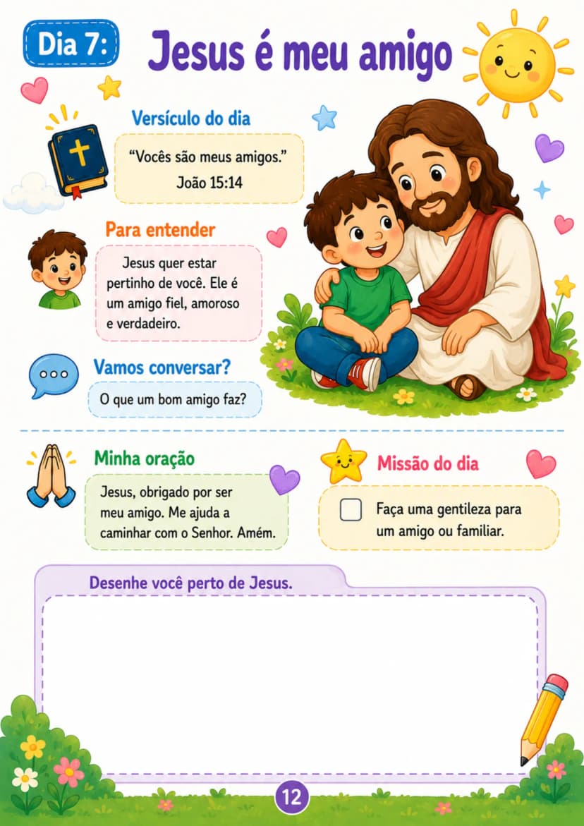 Devocional Infantil - conteúdo