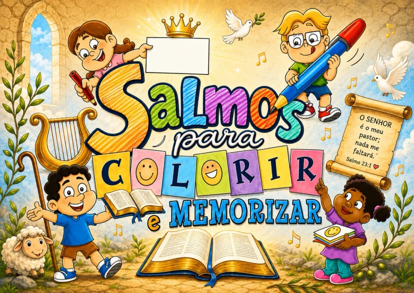 Salmos para Colorir
