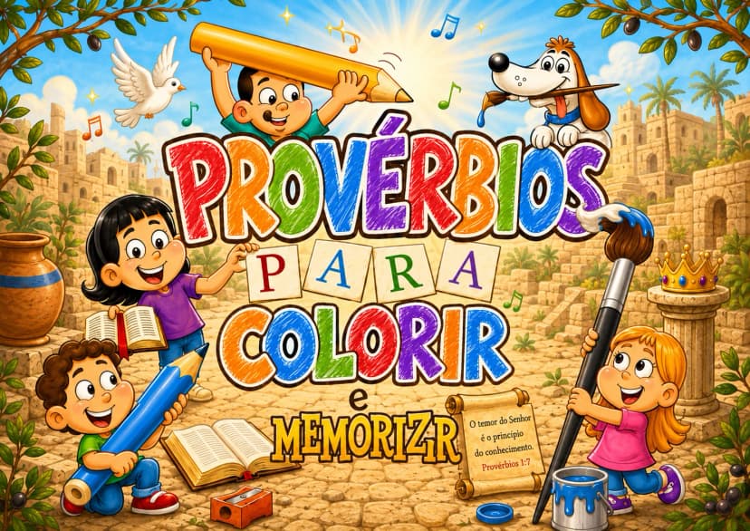Provérbios para Colorir